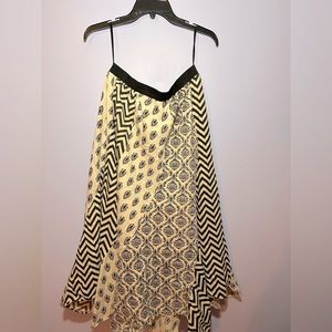 Long skirt (Cream and Black)